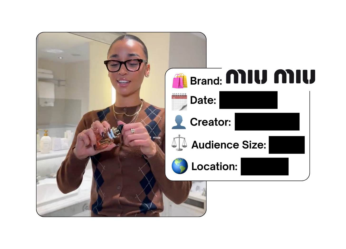 Spotted: Miu Miu Beauty in a new paid collab