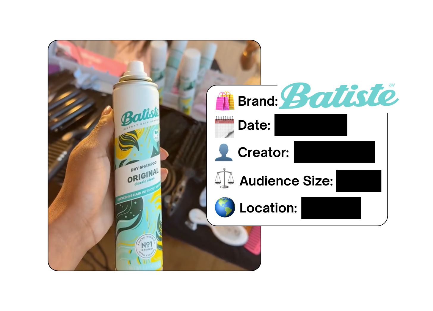 Spotted: Batiste in a new paid collab