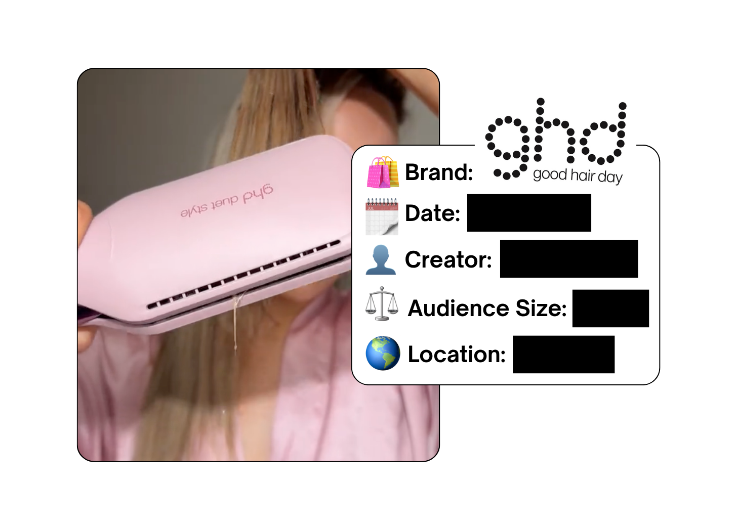 Spotted: ghd in a new paid collab
