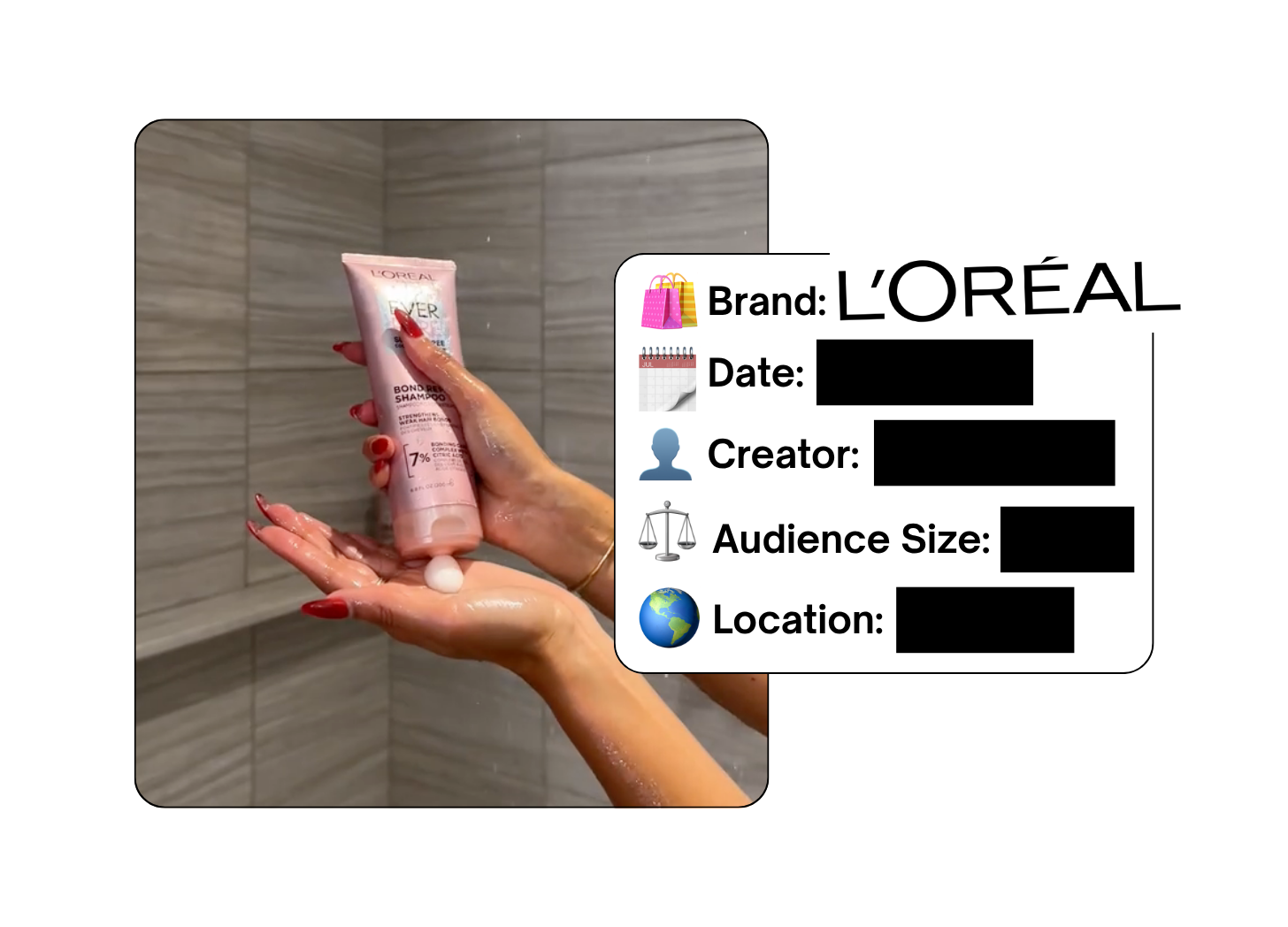 Spotted: L'Oreal in a new paid collab