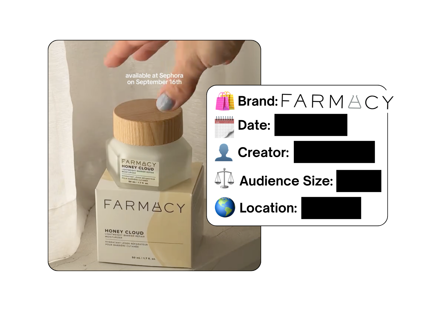 Spotted: Farmacy Beauty in a new paid collab