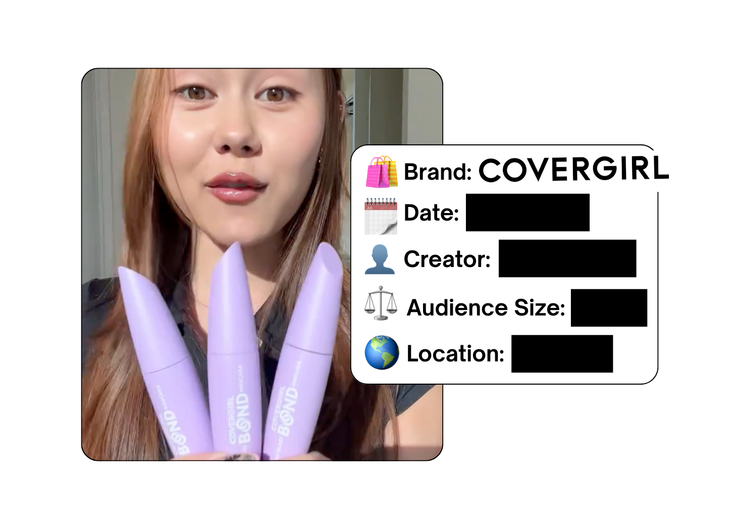 Spotted: Covergirl in a new paid collab