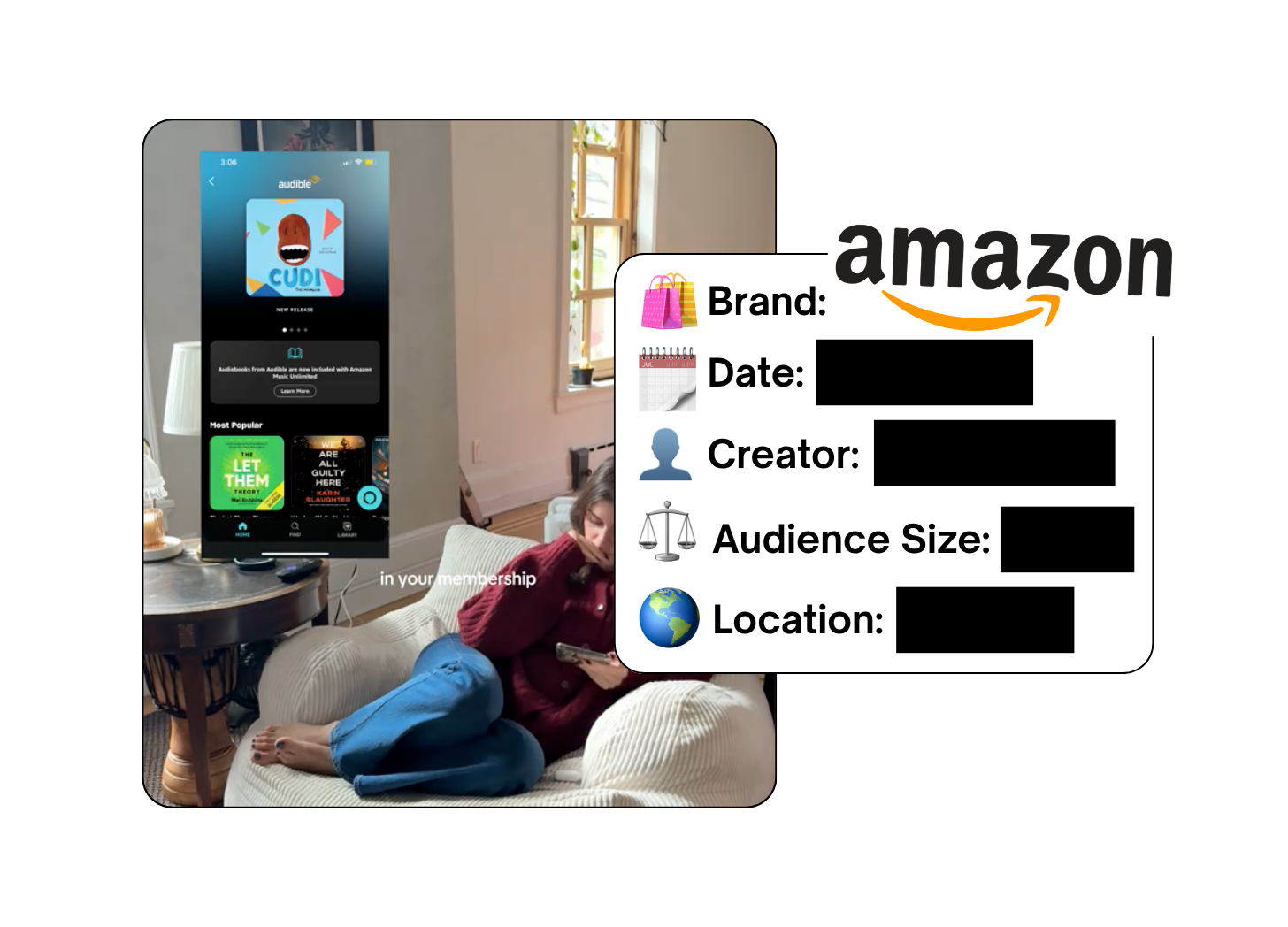 Spotted: Amazon in a new paid collab