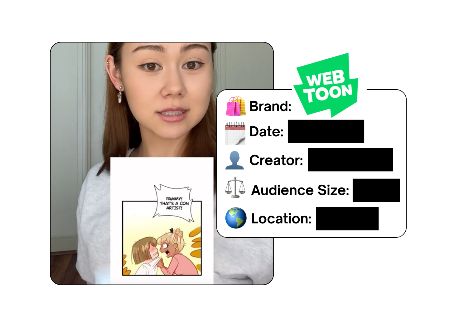 Spotted: WEBTOON in a new paid collab