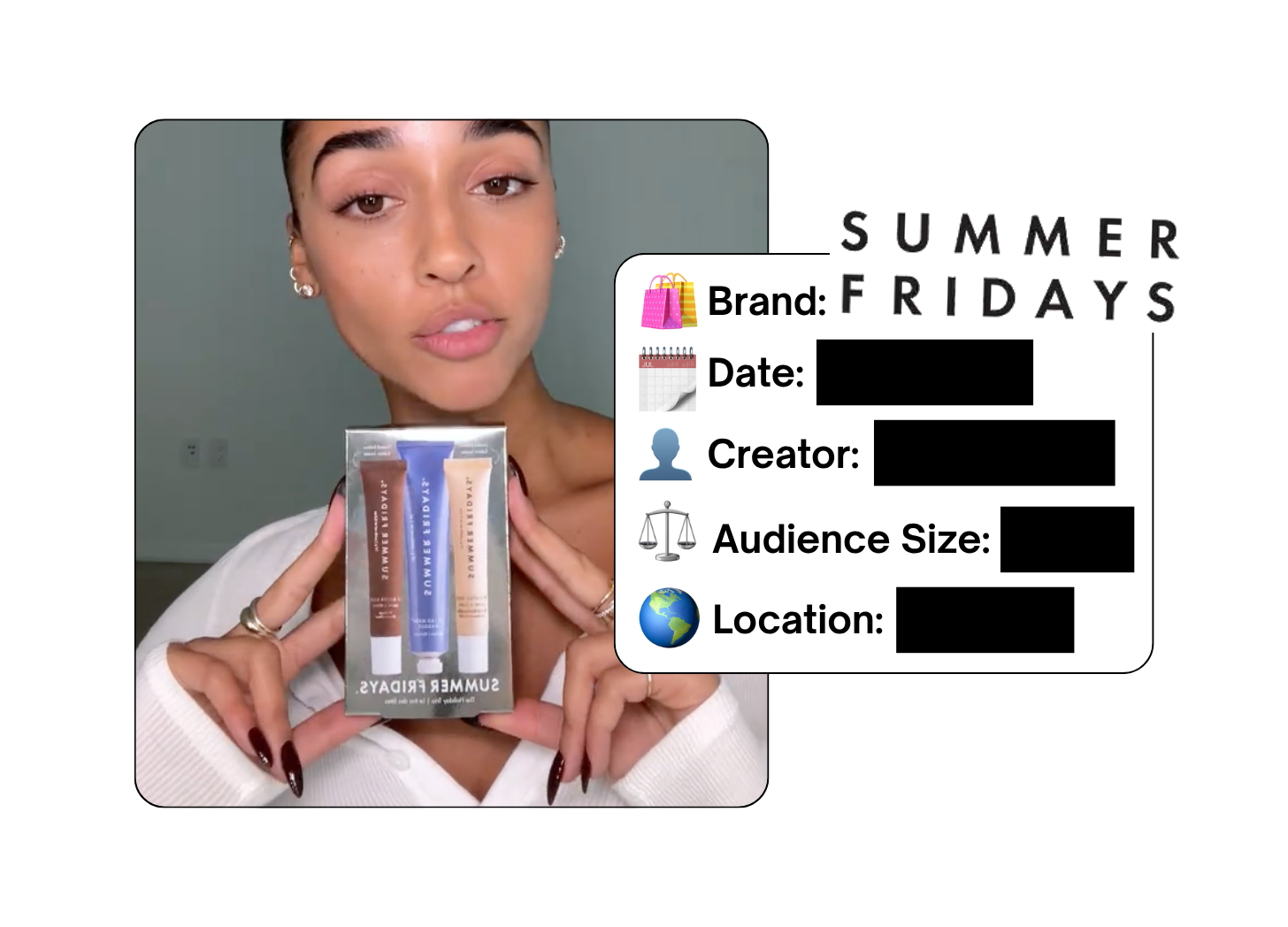 Spotted: Summer Fridays in a new paid collab