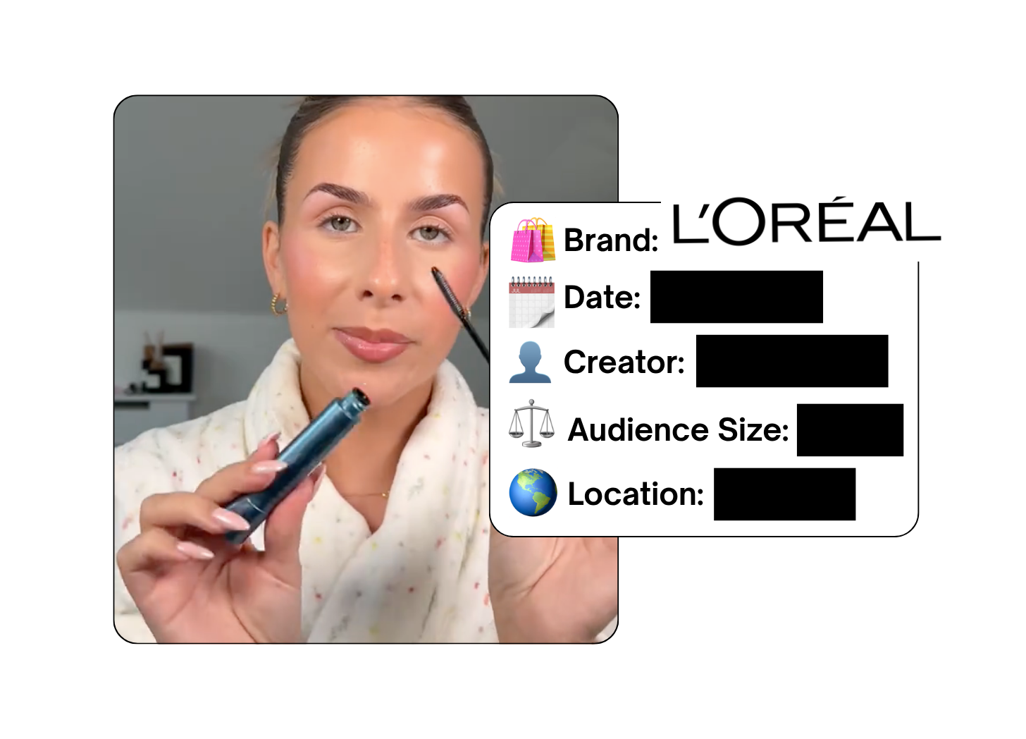 Spotted: L'Oreal in a new paid collab