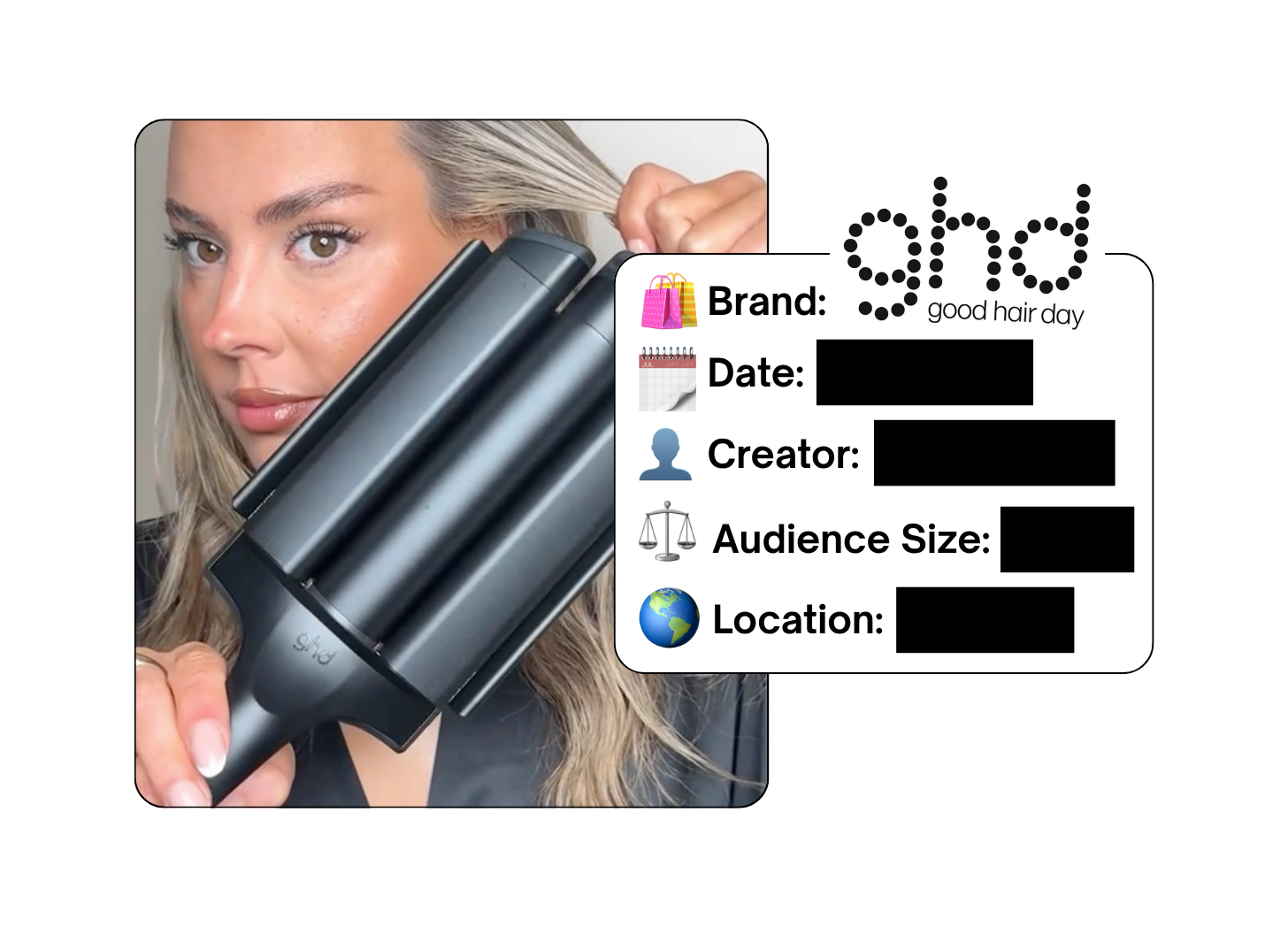 Spotted: ghd in a new paid collab