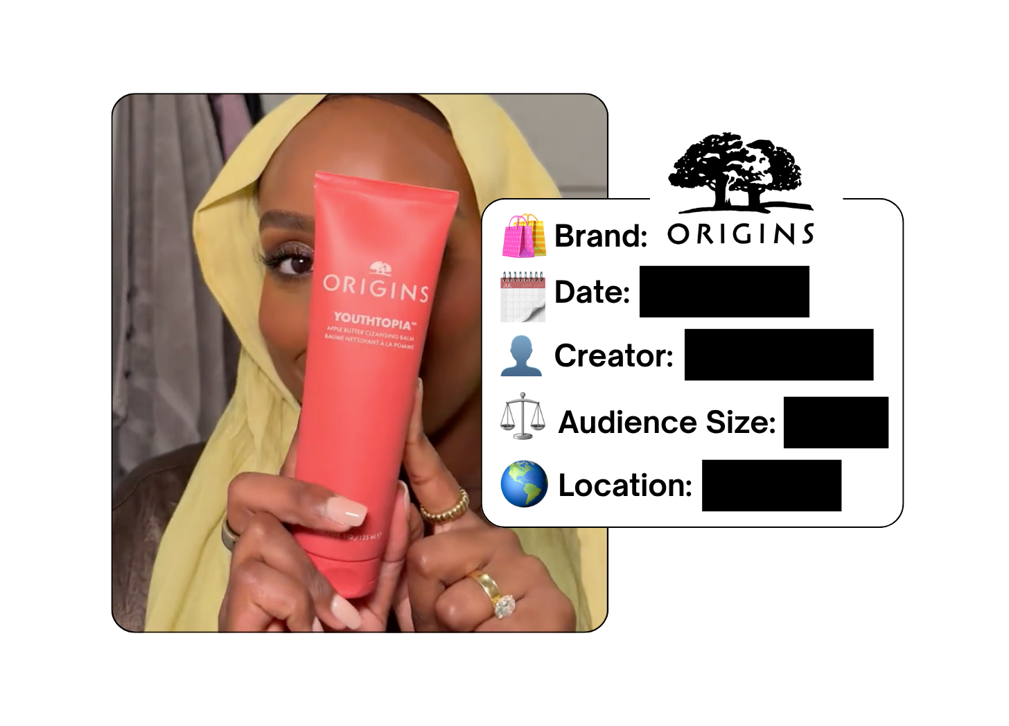 Spotted: Origins in a new paid collab