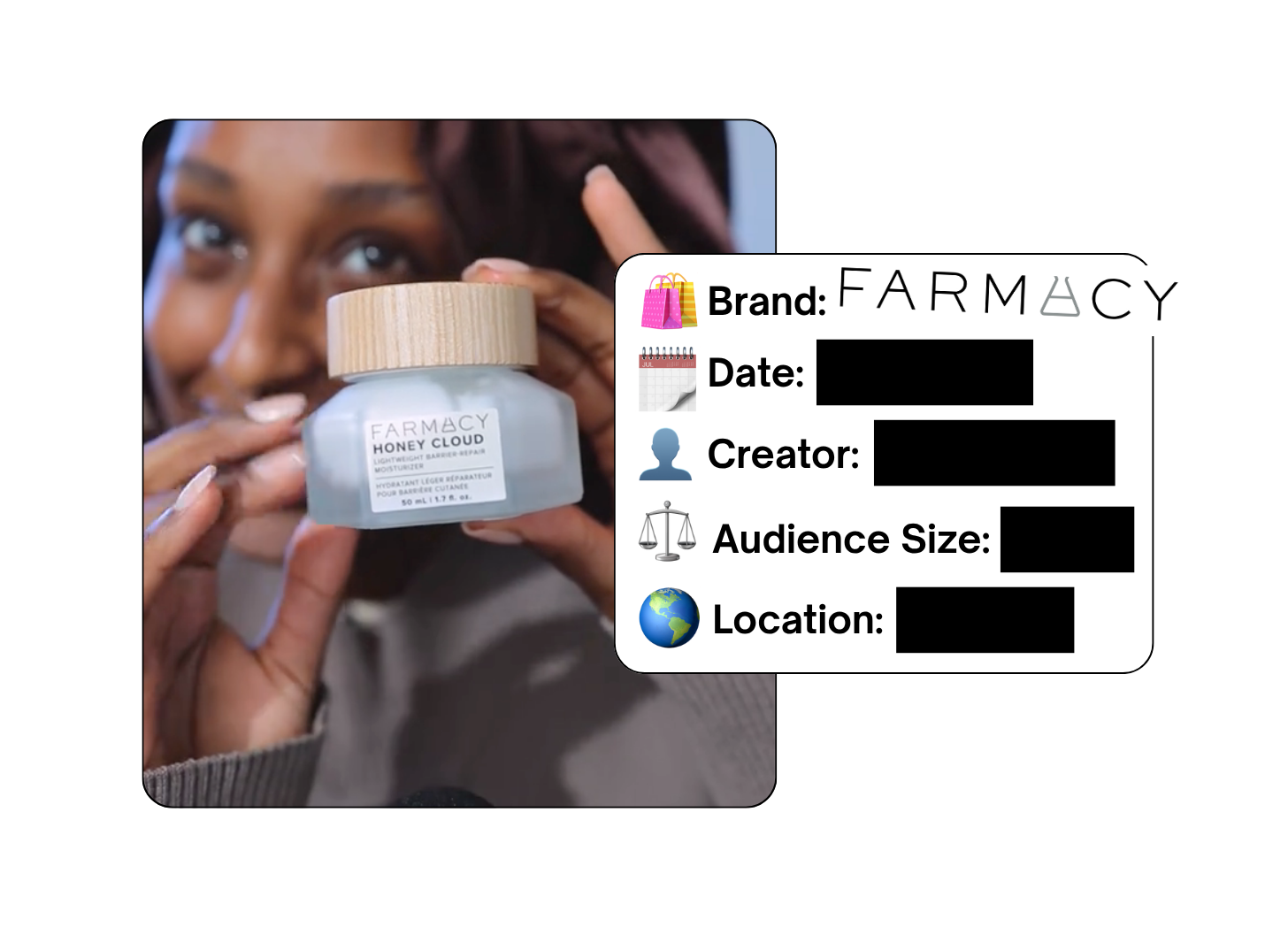 Spotted: Farmacy Beauty in a new paid collab