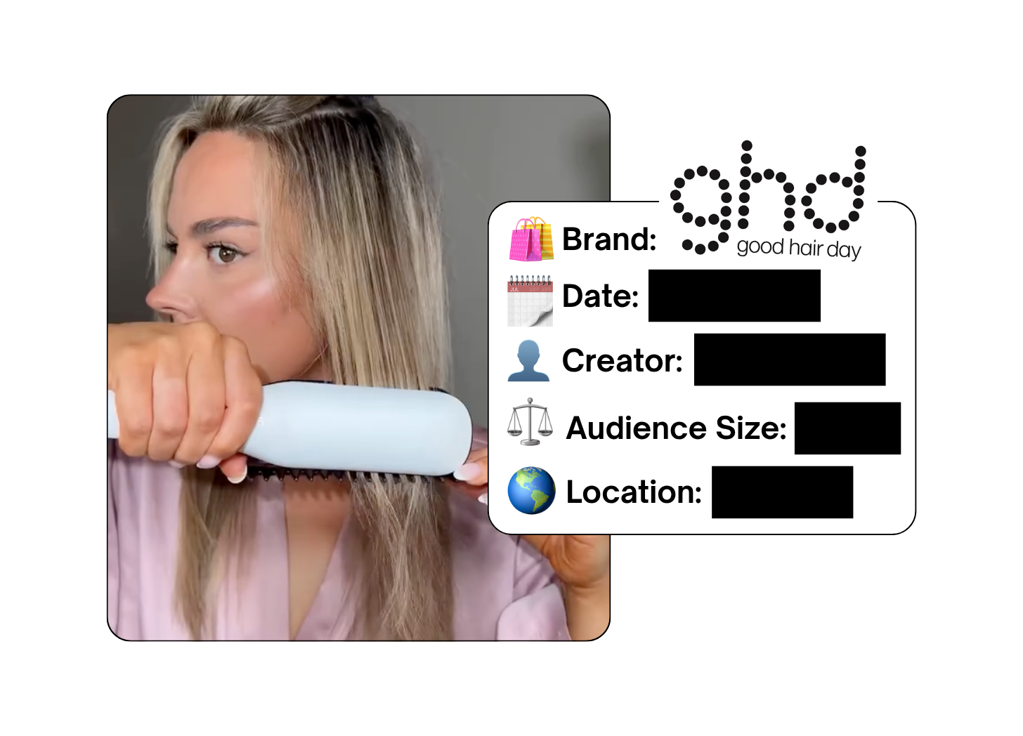 Spotted: ghd in a new paid collab