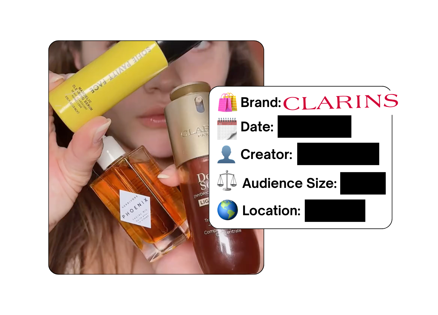 Spotted: Clarins in a new paid collab