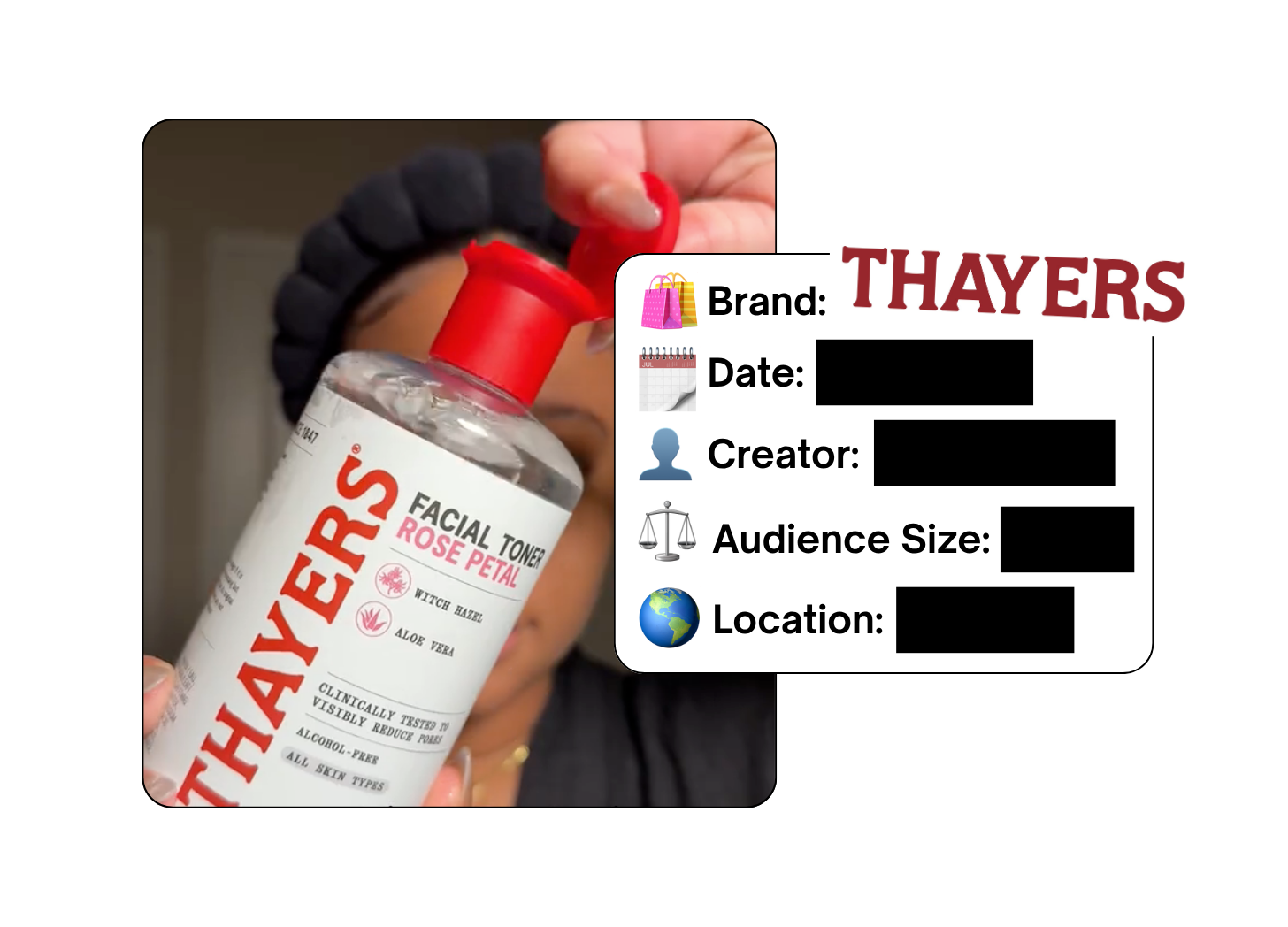 Spotted: Thayers in a new paid collab