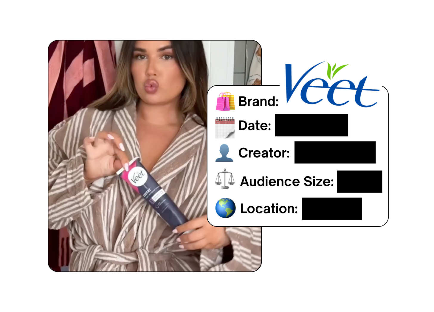 Spotted: Veet in a new paid collab