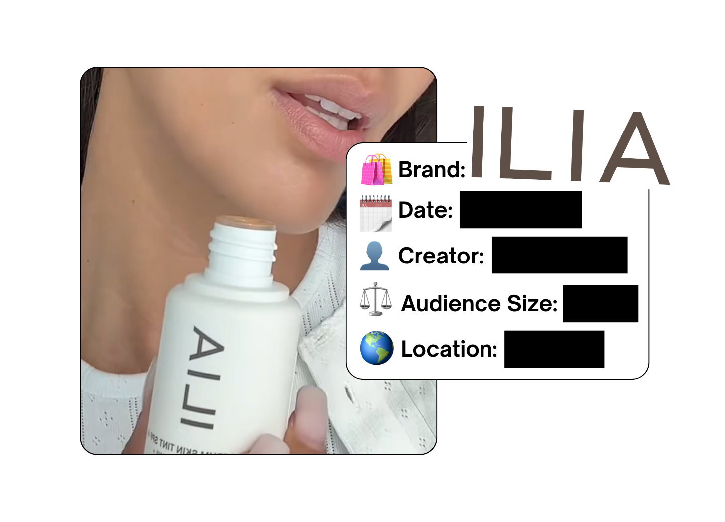 Spotted: ILIA Beauty in a new paid collab