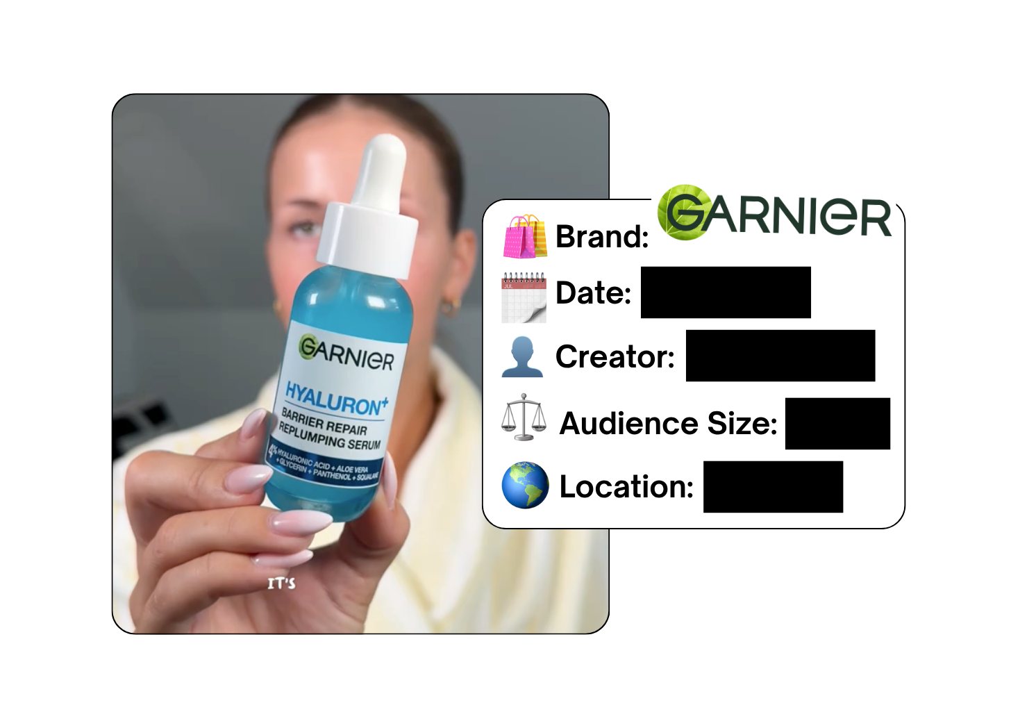 Spotted: Garnier in a new paid collab