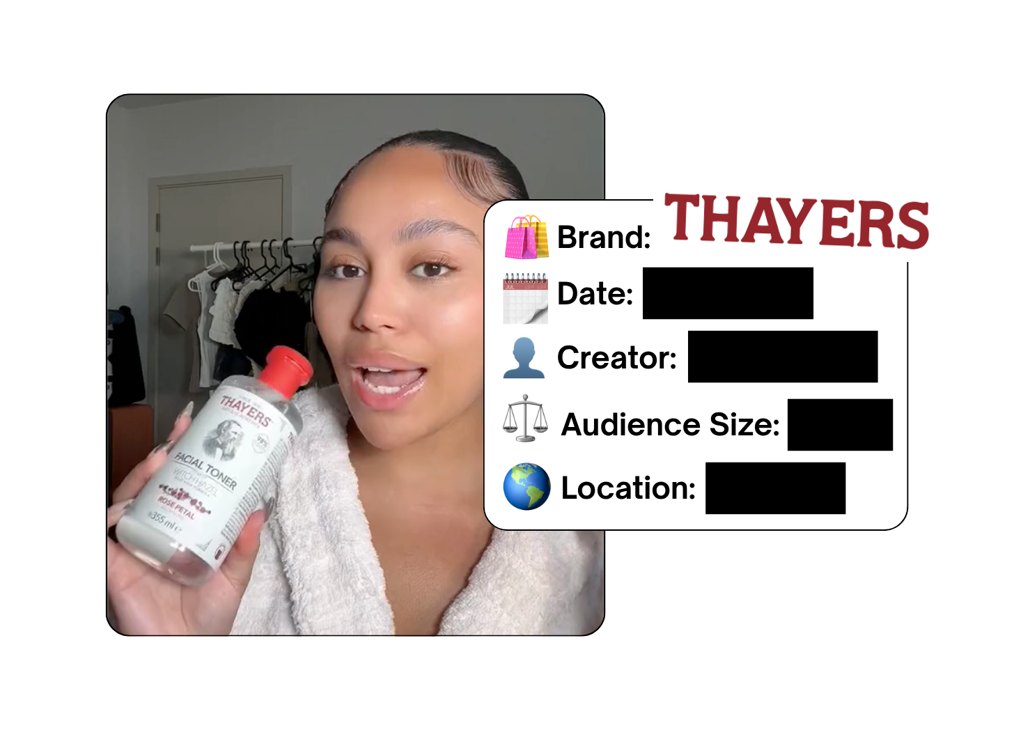 Spotted: Thayers in a new paid collab