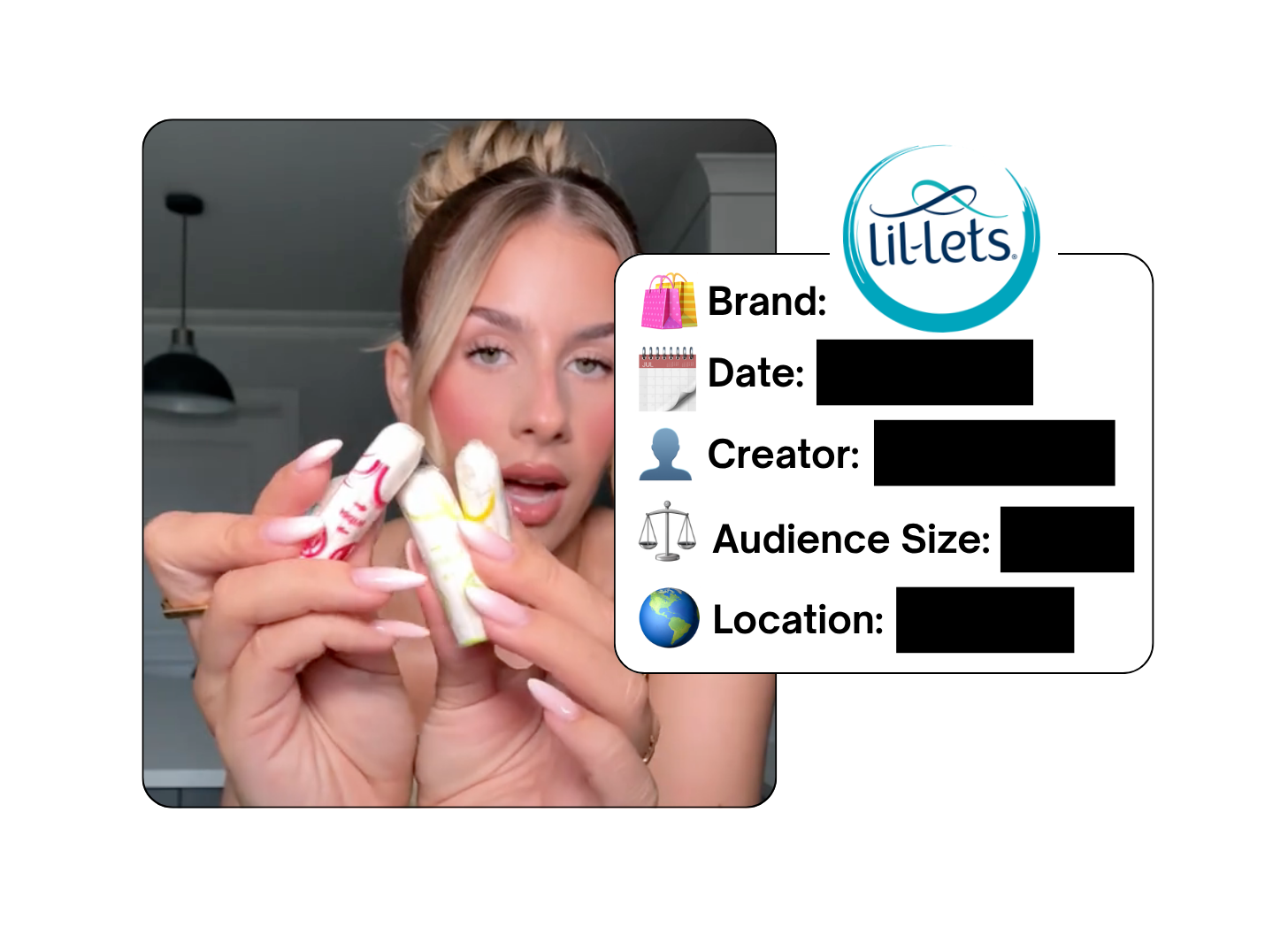 Spotted: Lil-Lets in a new paid collab