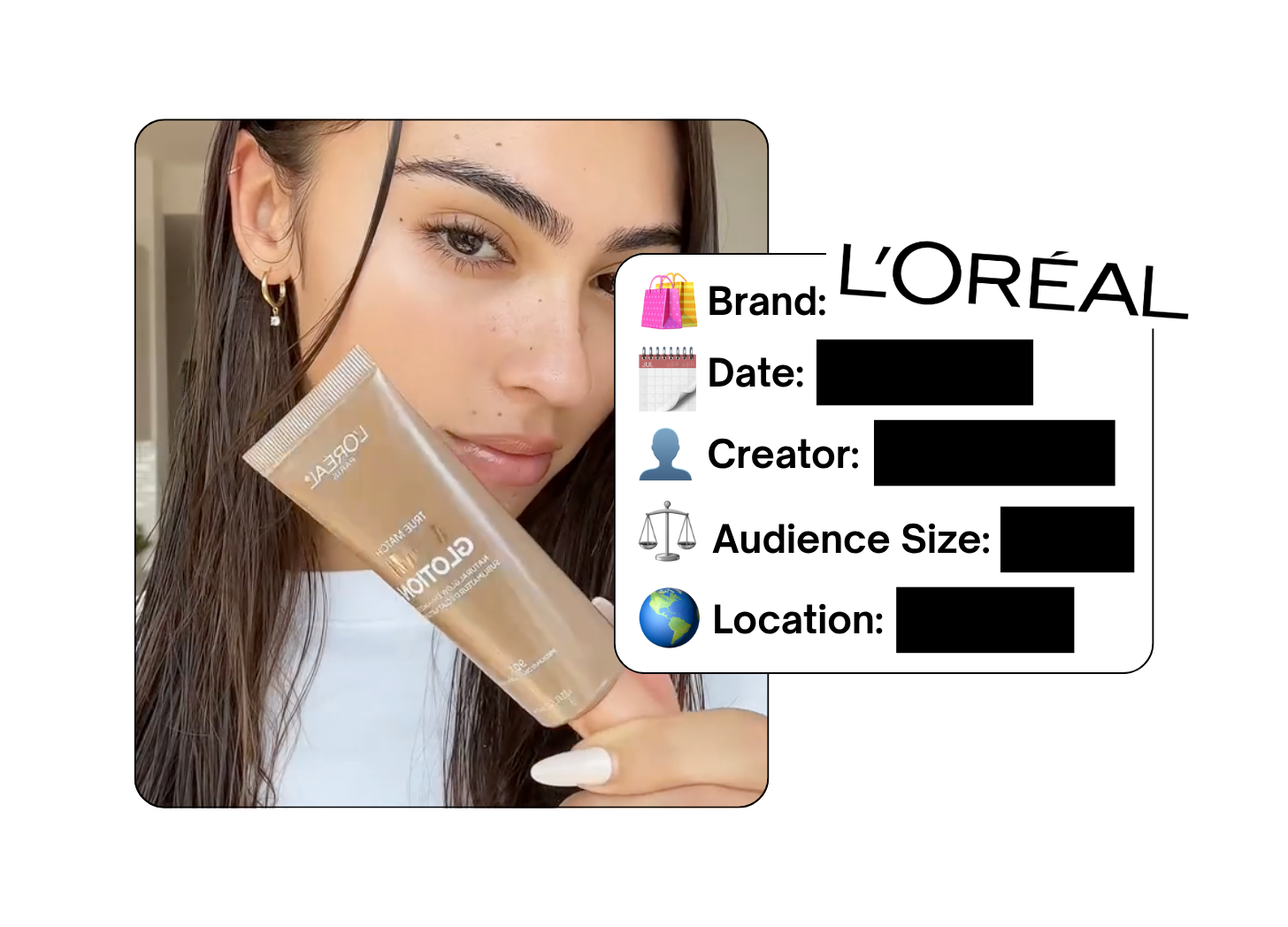 Spotted: L'Oreal in a new paid collab