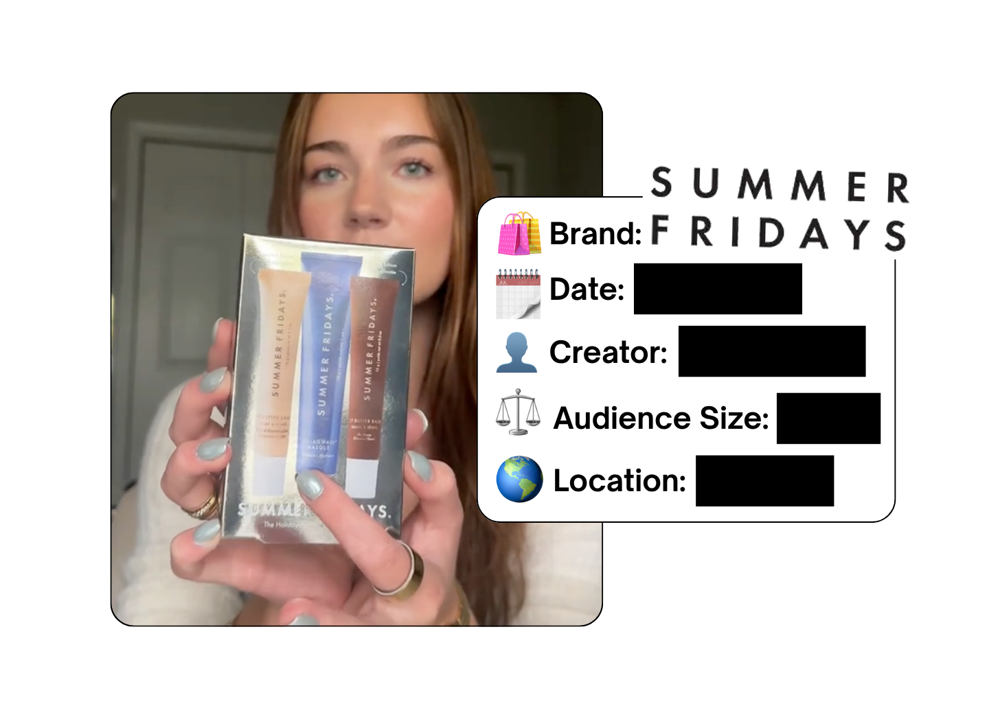 Spotted: Summer Fridays in a new paid collab