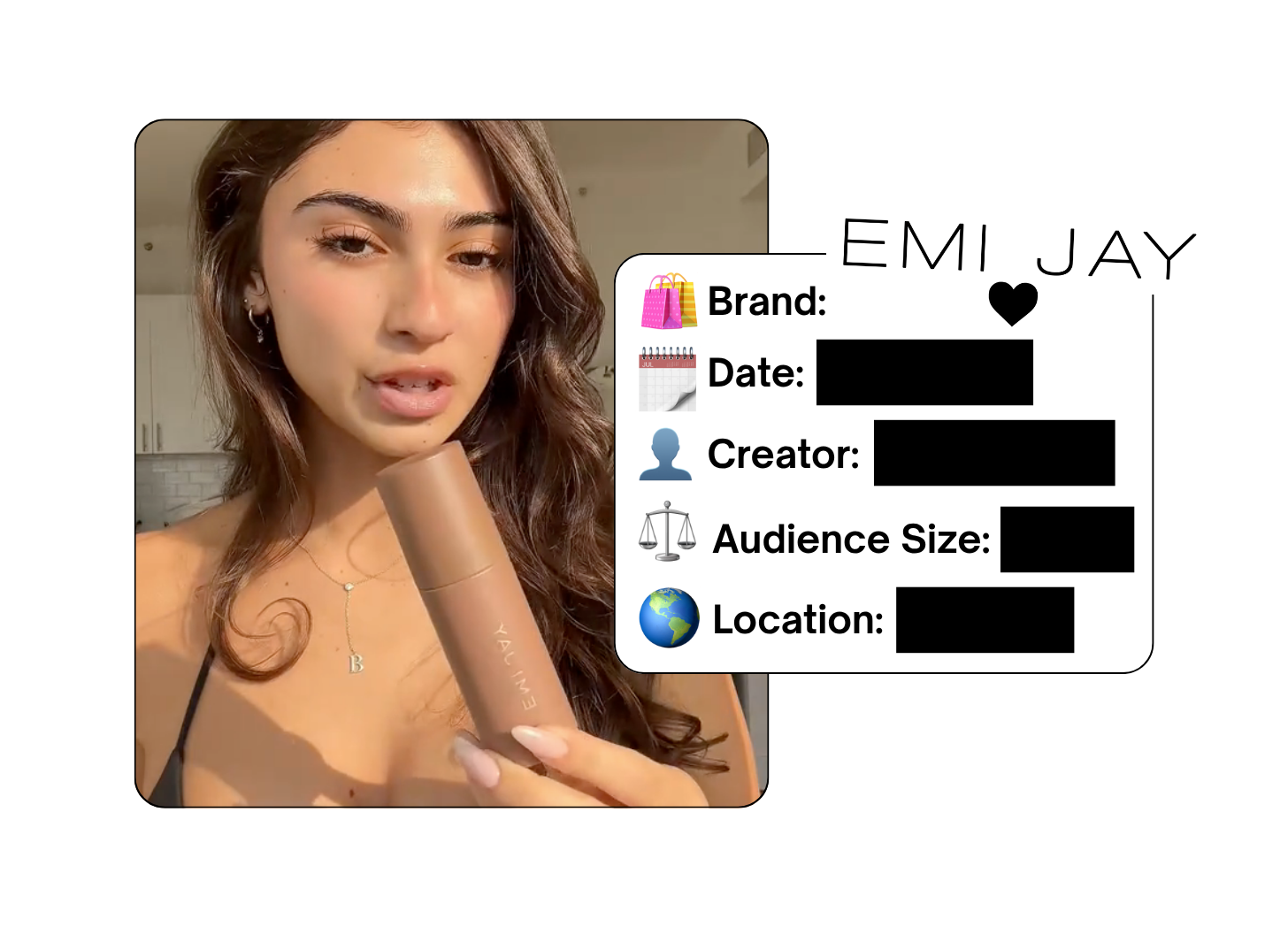 Spotted: Emi Jay in a new paid collab