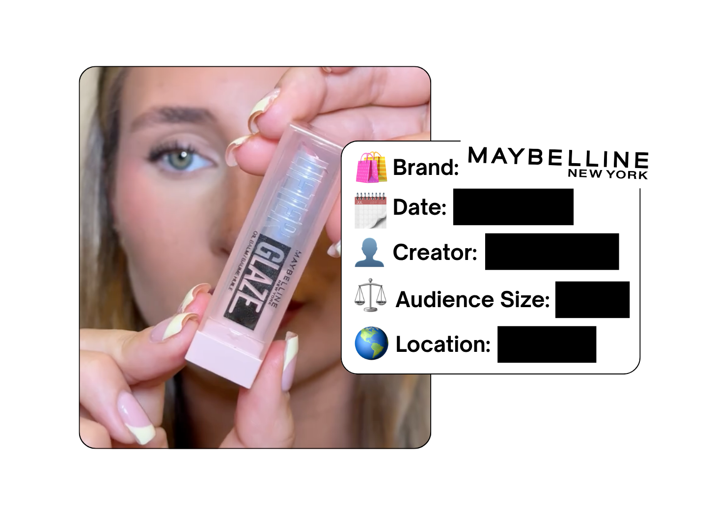 Spotted: Maybelline in a new paid collab