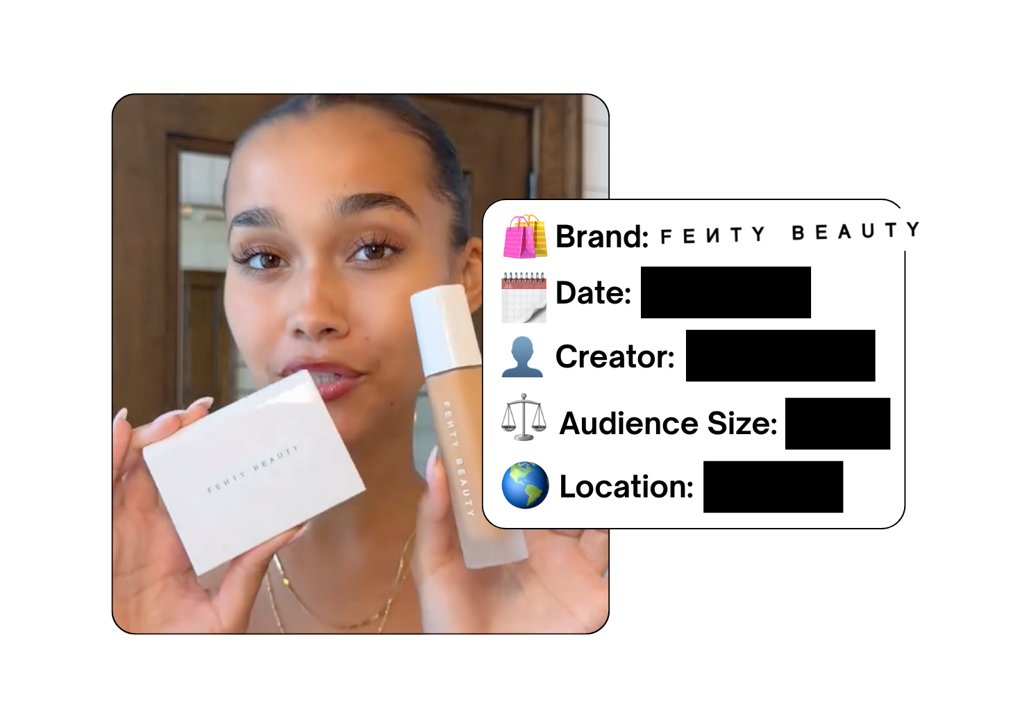 Spotted: Fenty Beauty in a new paid collab
