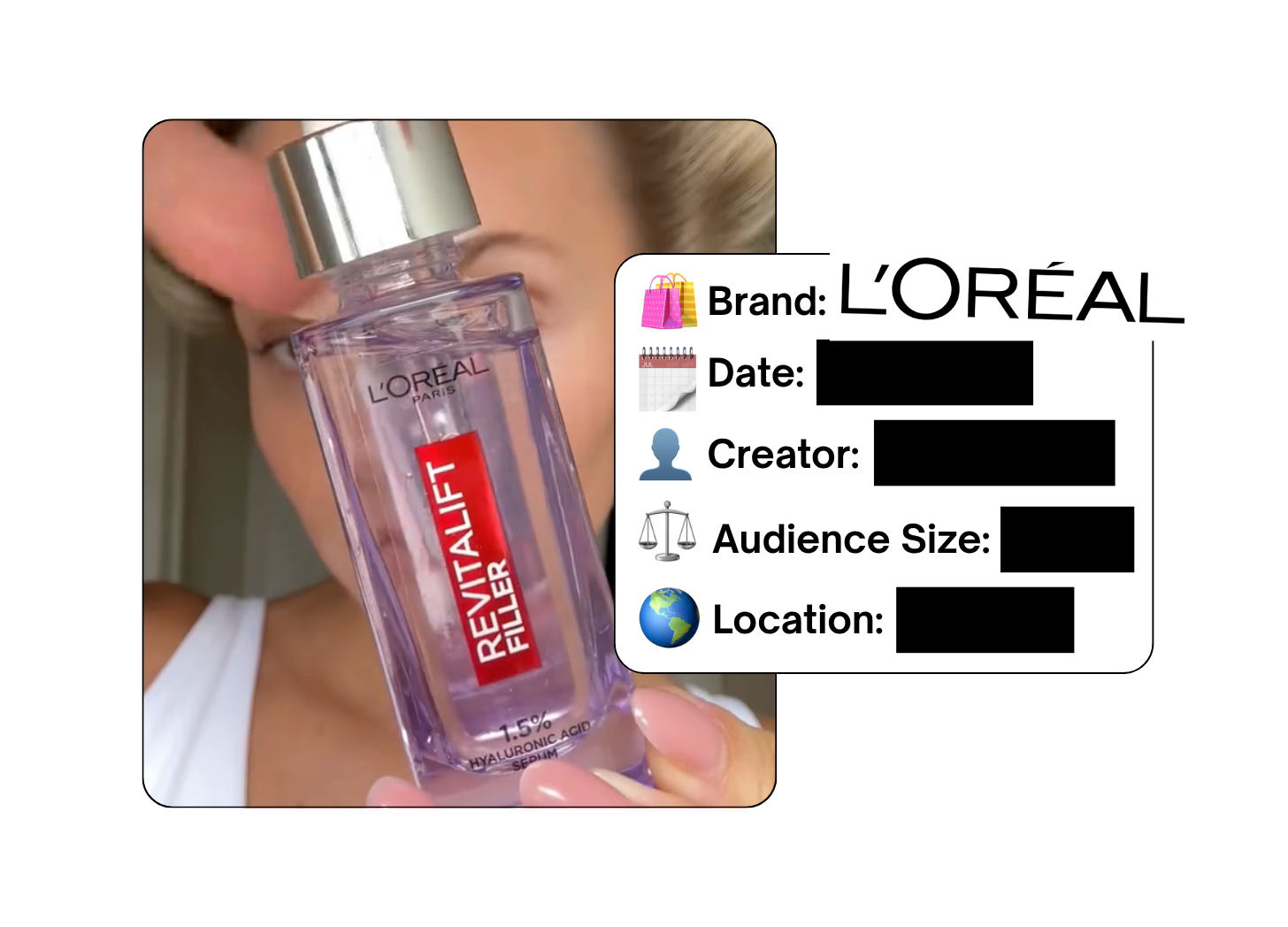 Spotted: L'Oreal in a new paid collab