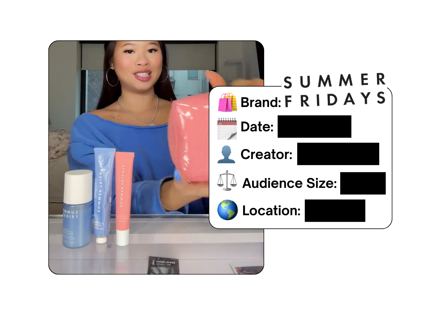 Spotted: Summer Fridays in a new paid collab