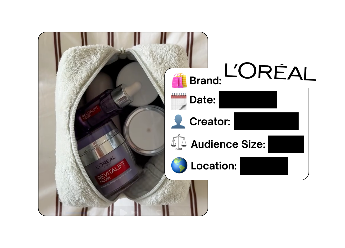 Spotted: L'Oreal in a new paid collab