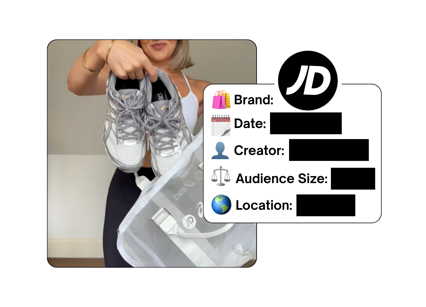 Spotted: JD in a new paid collab