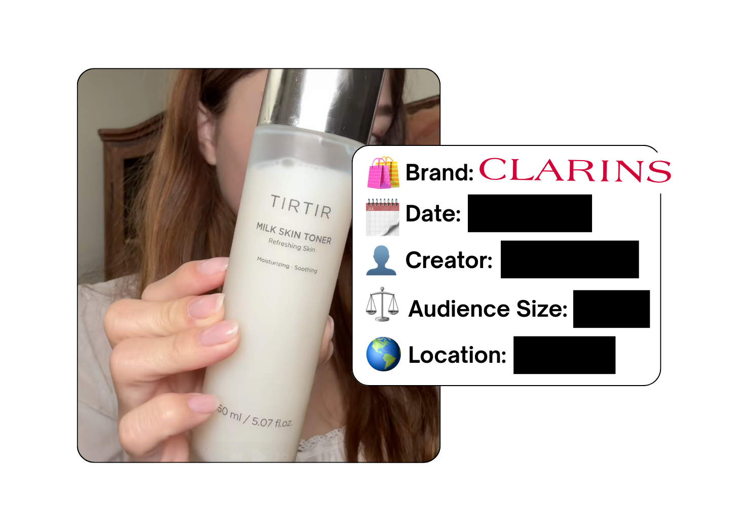 Spotted: Clarins in a new paid collab