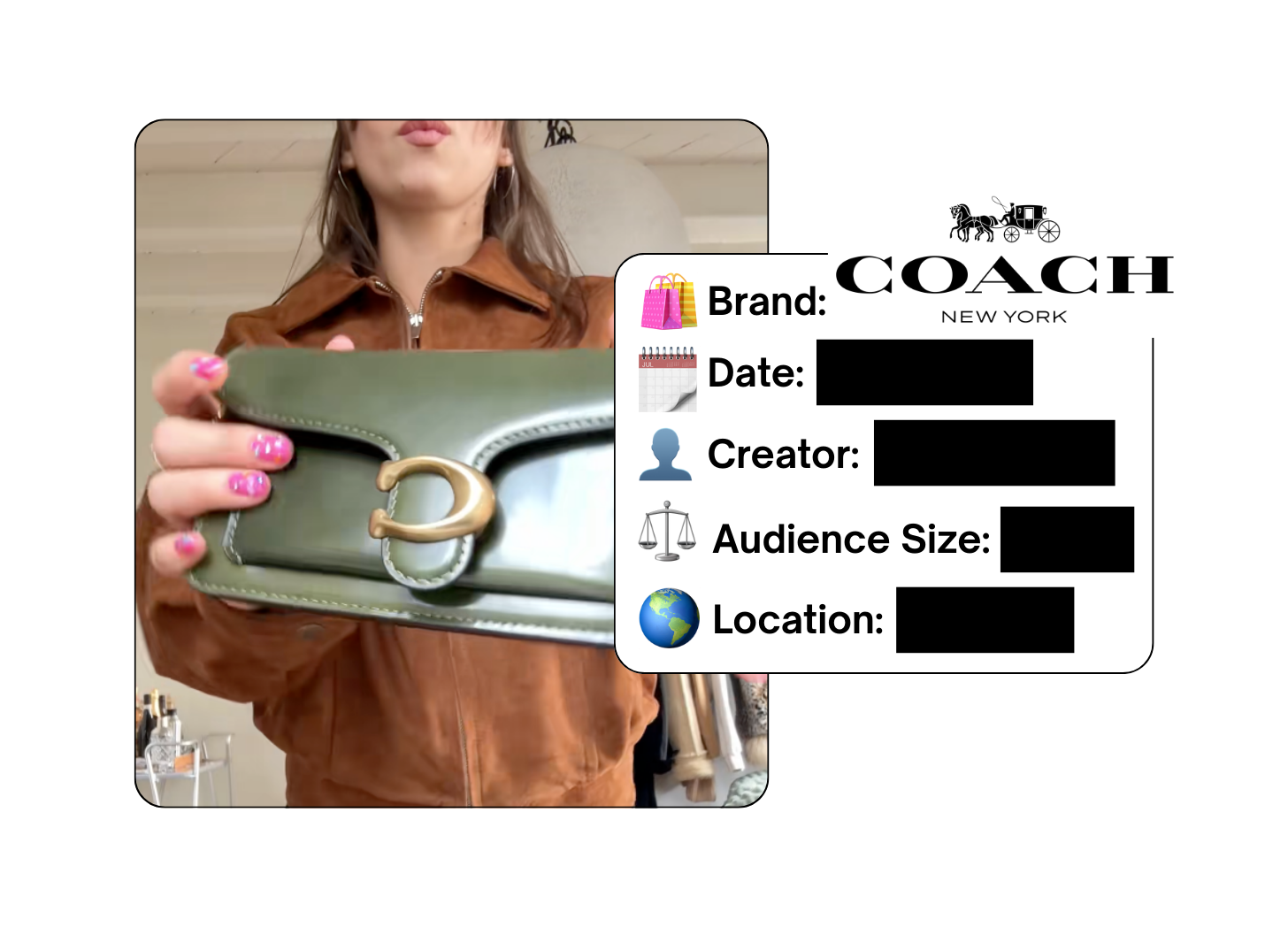 Spotted: Coach in a new paid collab