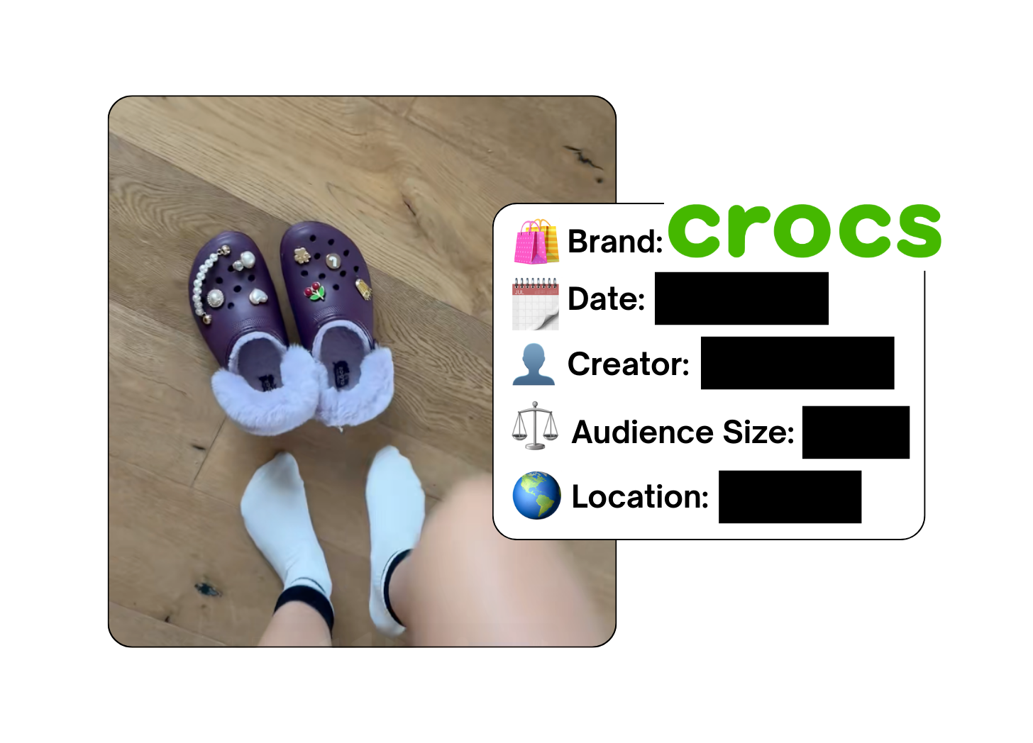 Spotted: Crocs in a new paid collab