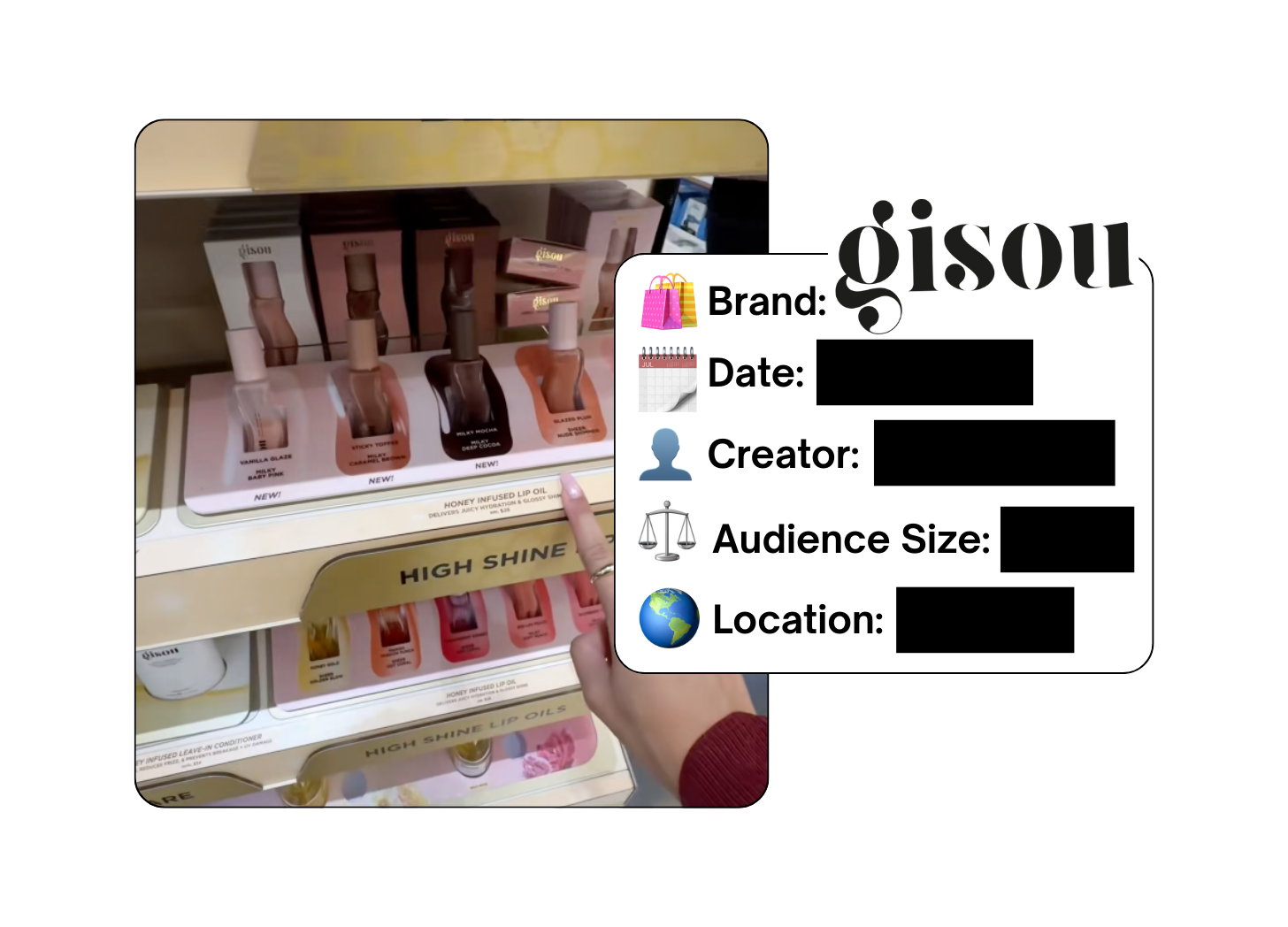 Spotted: Gisou in a new paid collab