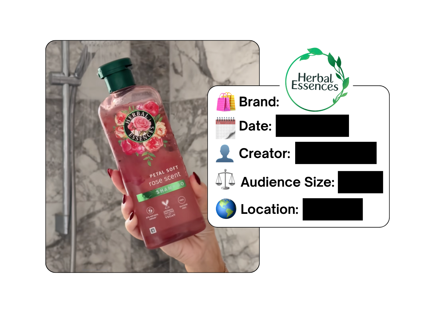 Spotted: Herbal Essences in a new paid collab
