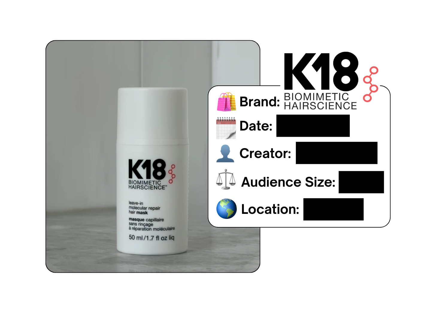 Spotted: K18 Hair in a new paid collab