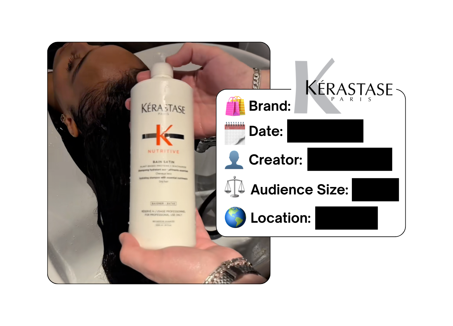 Spotted: Kerastase in a new paid collab