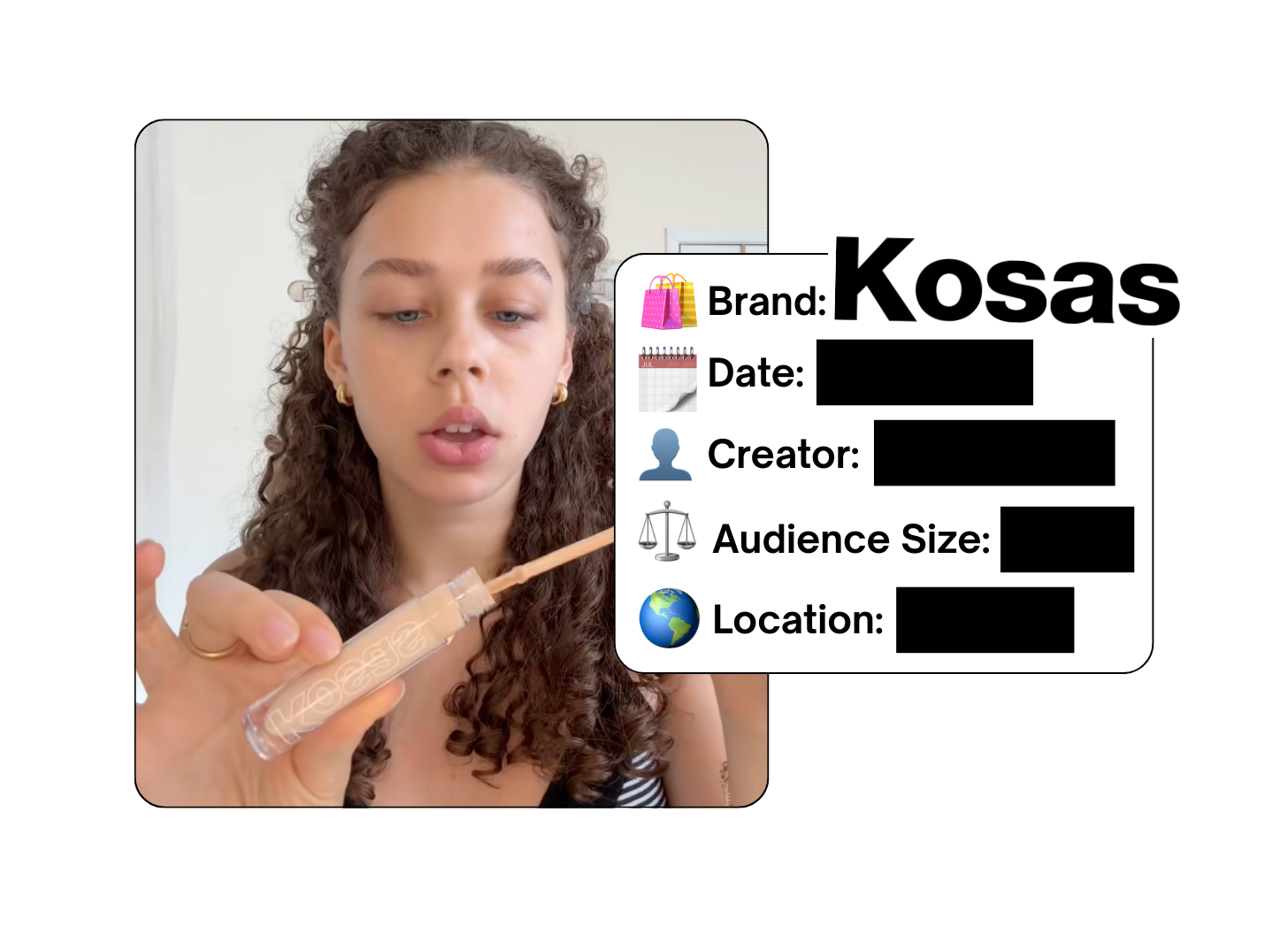Spotted: Kosas in a new paid collab