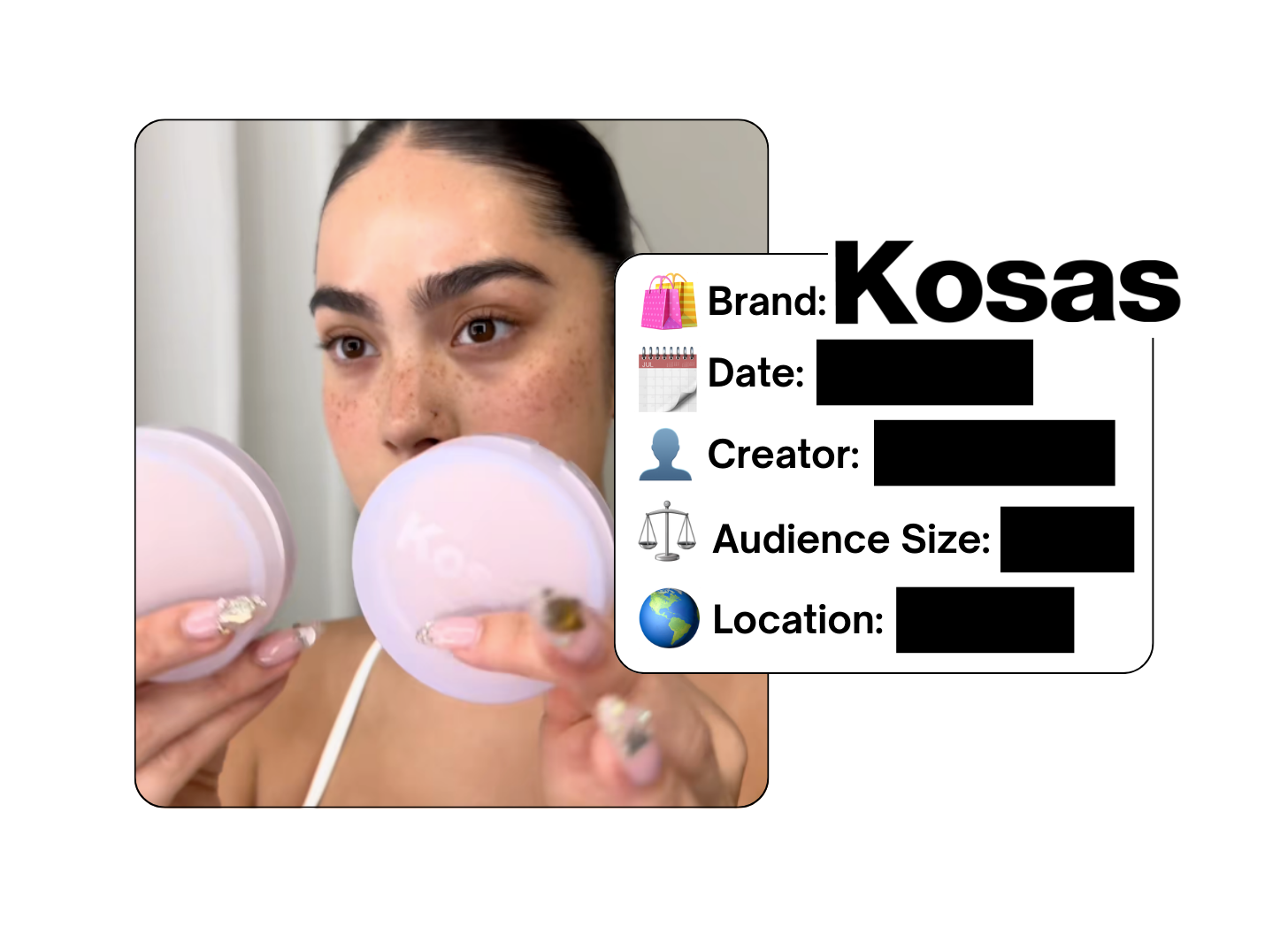 Spotted: Kosas in a new paid collab