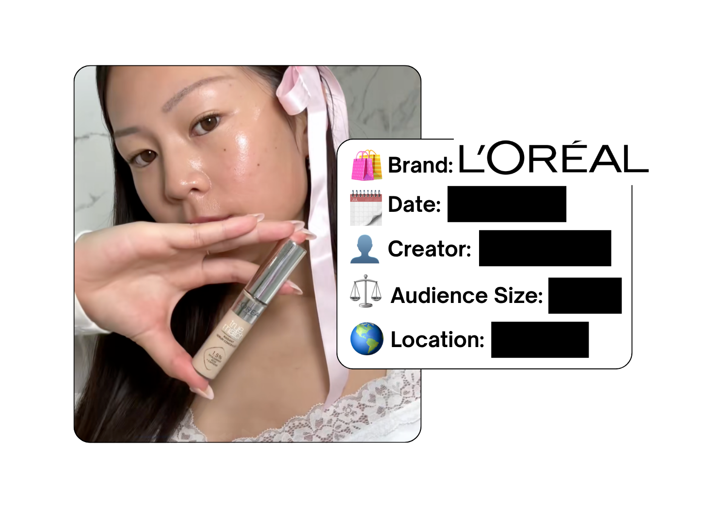 Spotted: L’Oreal in a new paid collab