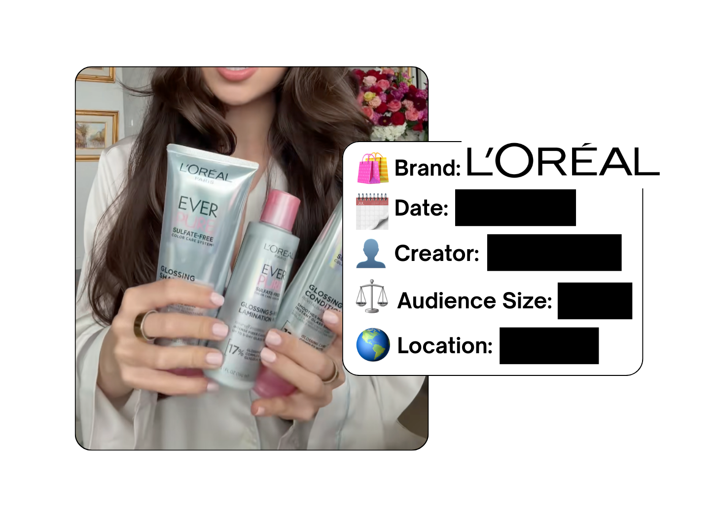 Spotted: L’Oreal in a new paid collab