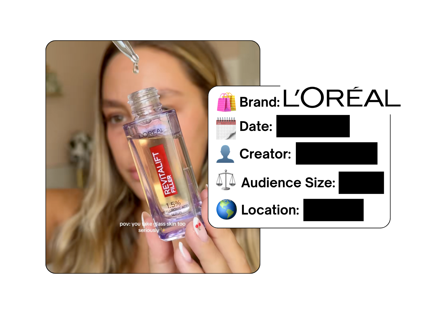 Spotted: L’Oreal in a new paid collab