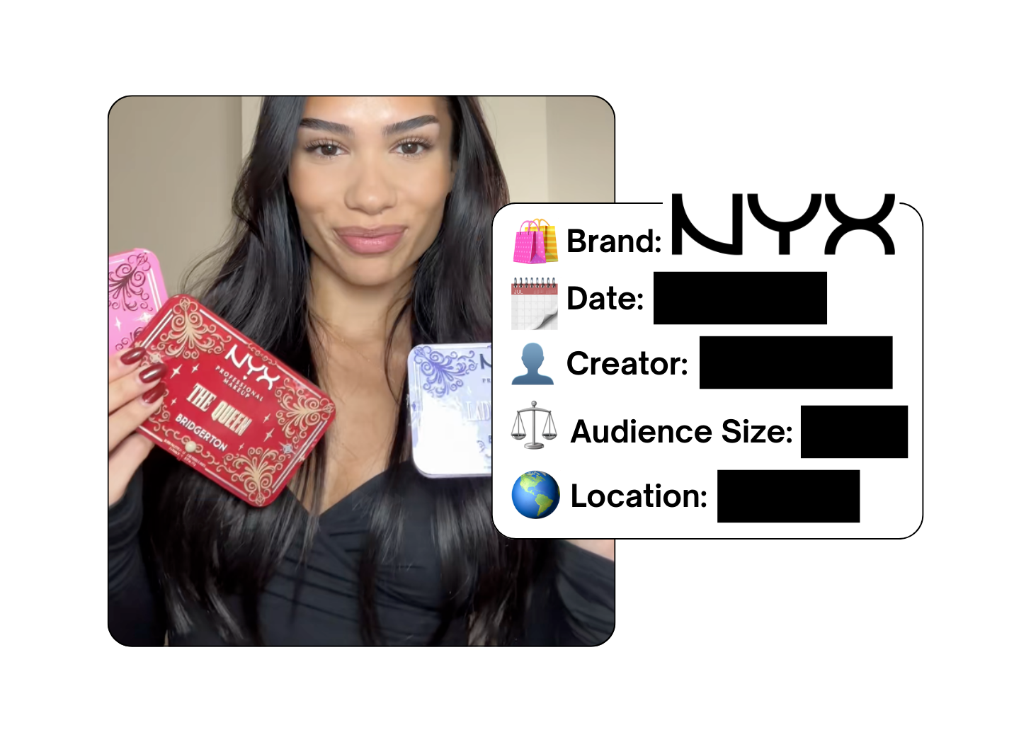 Spotted: NYX Cosmetics in a new paid collab