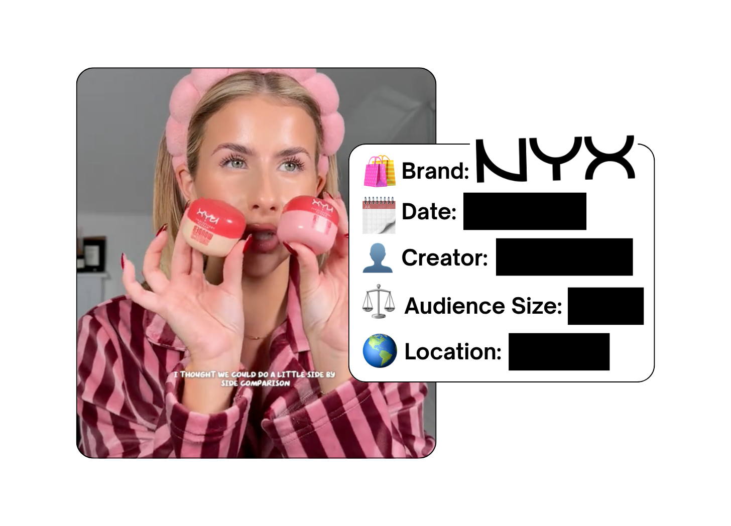 Spotted: NYX Cosmetics in a new paid collab