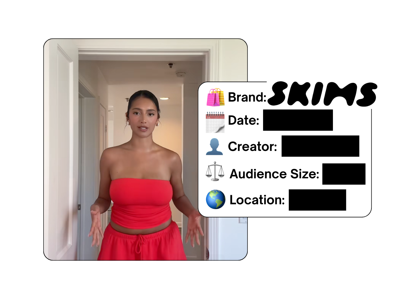 Spotted: Skims in a new paid collab