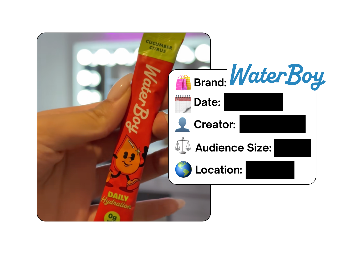 Spotted: Waterboy in a new paid collab