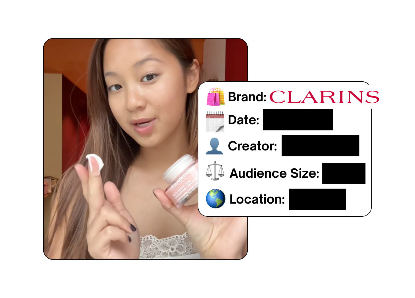 Spotted: Clarins in a new paid collab