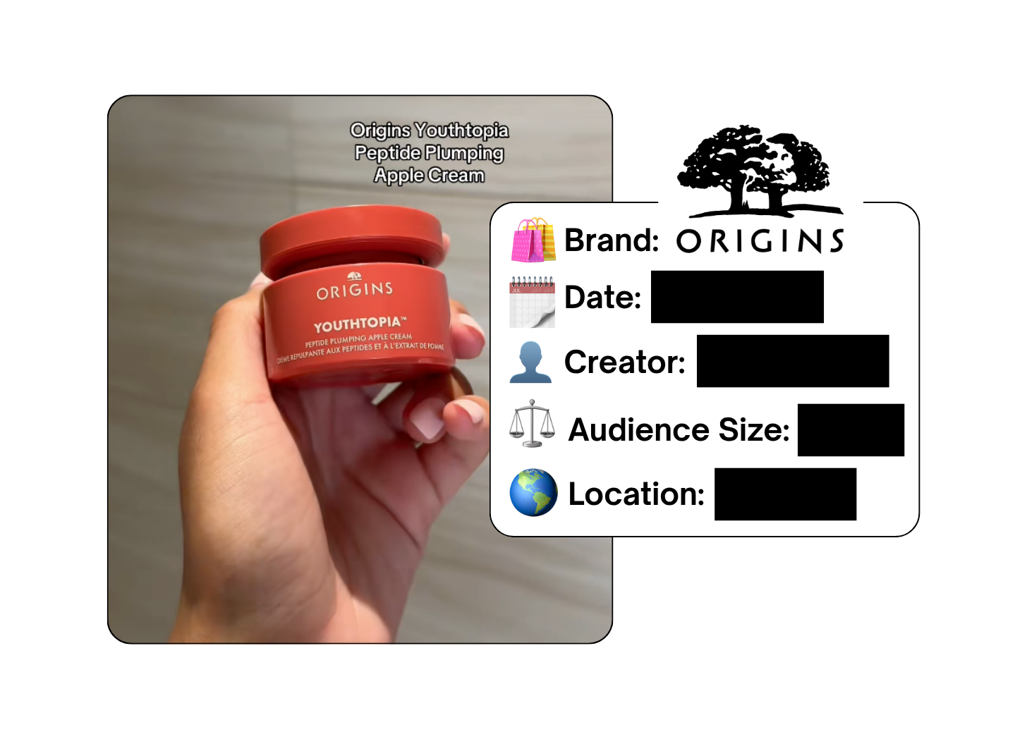 Spotted: Origins in a new paid collab