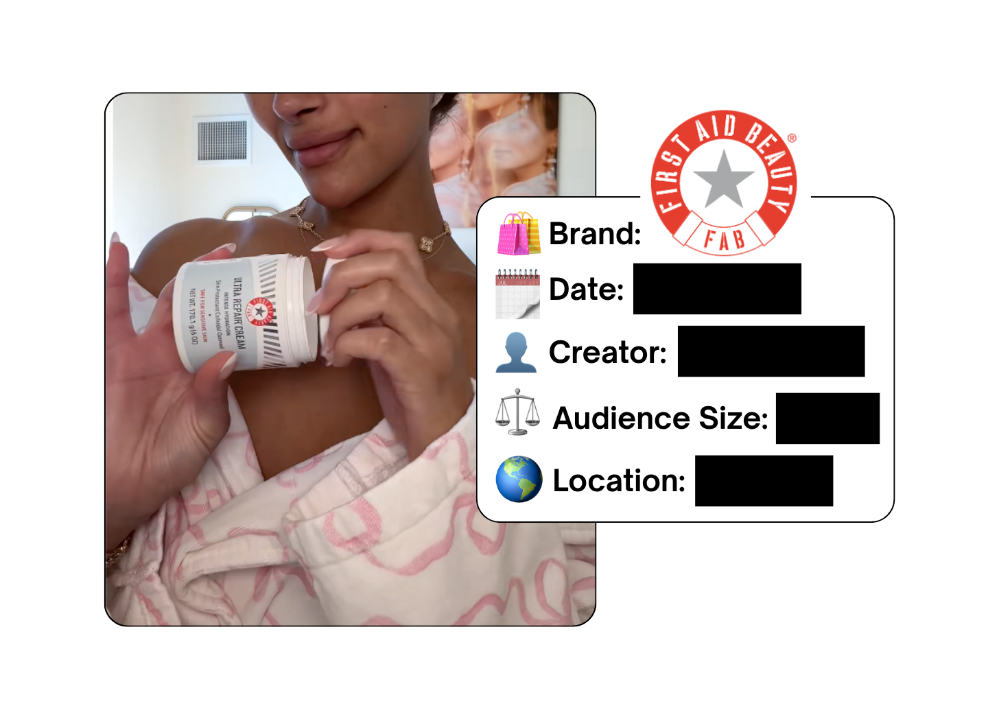 Spotted: First Aid Beauty in a new paid collab