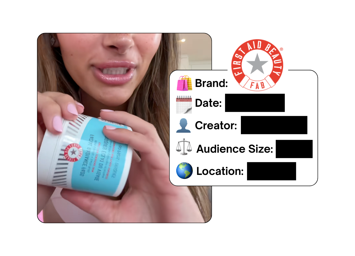 Spotted: First Aid Beauty in a new paid collab